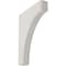 Ekena Millwork 1 3/4"W x 10"D x 12"H Clarksville Wood Vintage Decor Bracket, Chalk Dust White BKTWD02X10X12CVWH - alternate 1